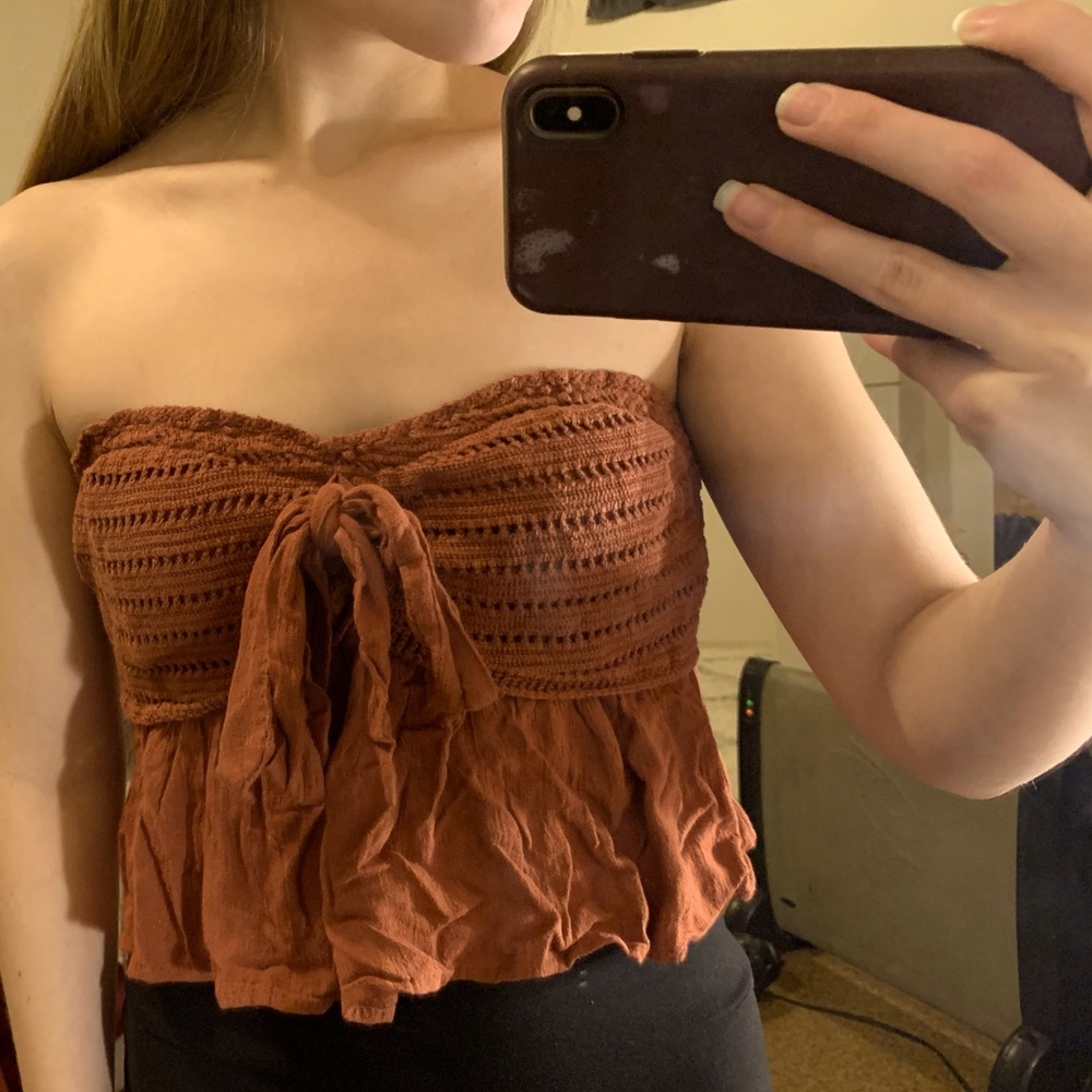 American Eagle Crochet Tube Top